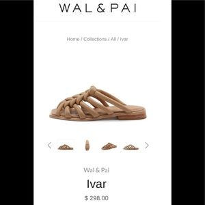 Wal & Pai Ivor Sandals LIKE NEW